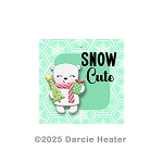 SNOW CUTE POLAR PRINTABLE PACKAGING TAG