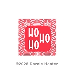HO HO HO PRINTABLE PACKAGING TAG 