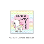 LLAMA LOVE PRINTABLE PACKAGING TAG